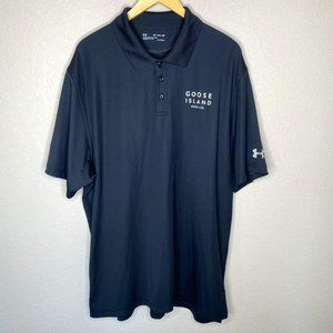 Under Armour Goose Island Brewing Black Polo 2XL